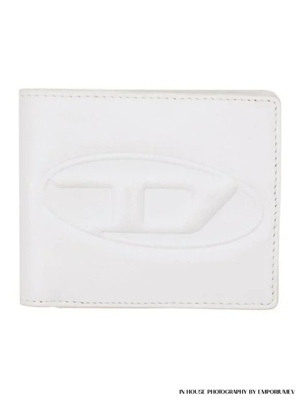 Diesel HISSU PRO HIRESH S X08433 Men's White Bifold Wallet (0221)